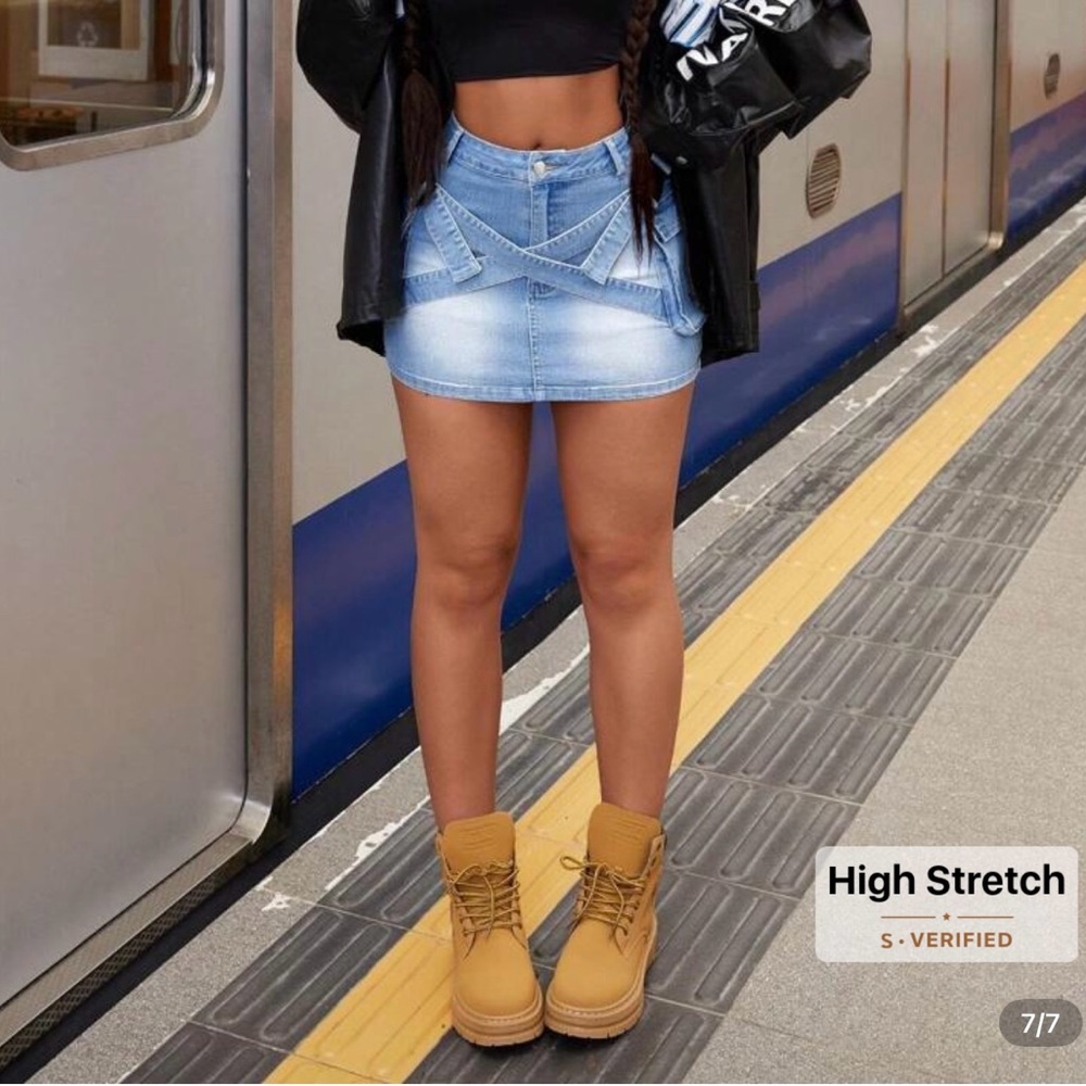 Denim Mini Skirt
